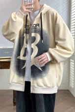 重磅秋季开衫连帽卫衣男潮流宽松青少年学生休闲外套上衣WY03P58，男装卫衣，电商A086