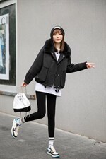 高大上大毛领派克服，其它，湘怡服饰