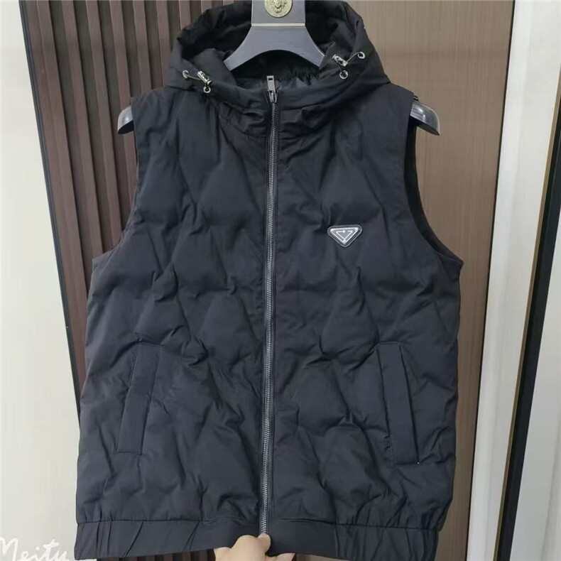 (网络图)轻奢休闲百搭棉马甲男士欧货时尚连帽坎肩313B-24606-P80,男装背心/马甲,星座313B