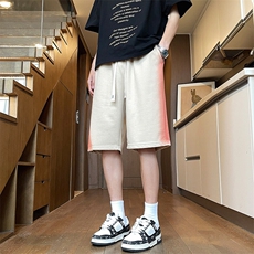 短裤男夏季新款港风宽松扎染五分裤DK2510-P32，男装牛仔裤，星座214-3