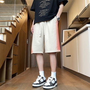 短裤男夏季新款港风宽松扎染五分裤DK2510-P32,男装牛仔裤,星座214-3