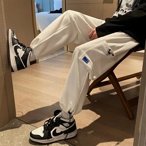 ！21春季新款潮流男士工装卫裤百搭多口袋运动卫裤K2023P50图片