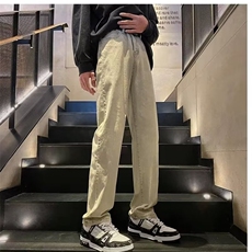 牛仔裤男长裤青春流行潮流新款水洗潮时尚拉链百搭春季直脚简约，男装牛仔裤，星座1210-1