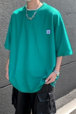 8XL-M重磅！特大码T潮牌上衣男中性华夫格短袖T恤DX304P25控39，男装T恤，电商D206-1
