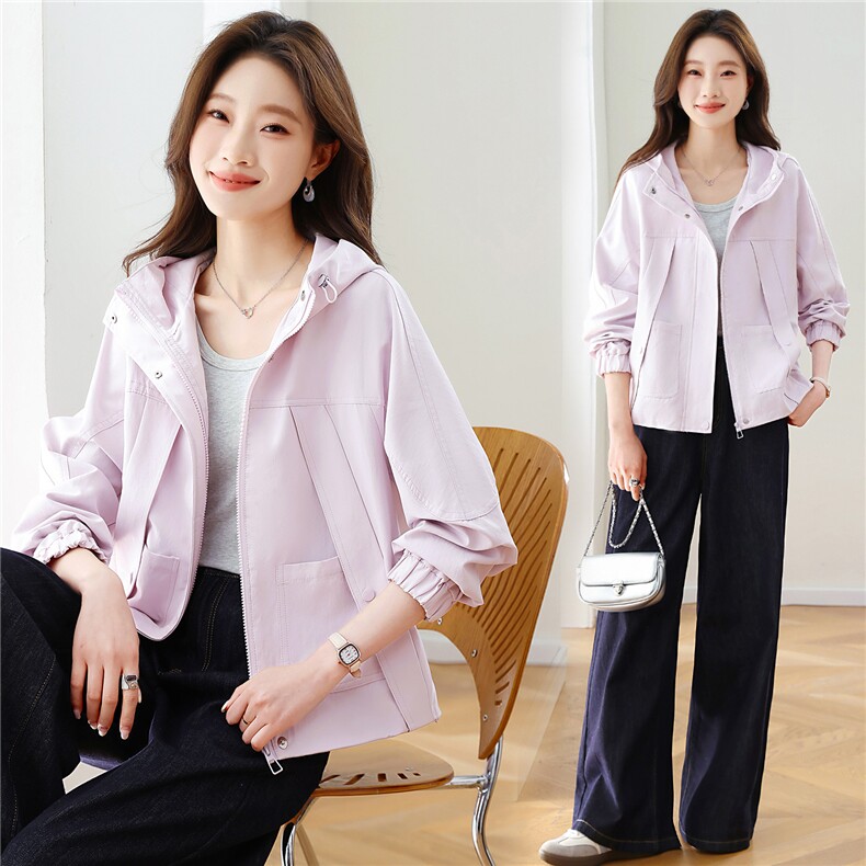 现货！现货！2026春季新款宽松休闲时尚短款外套女，女装短外套，以桐