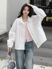 2025夏装新款简约宽松休闲女装外套，女装短外套，米莱