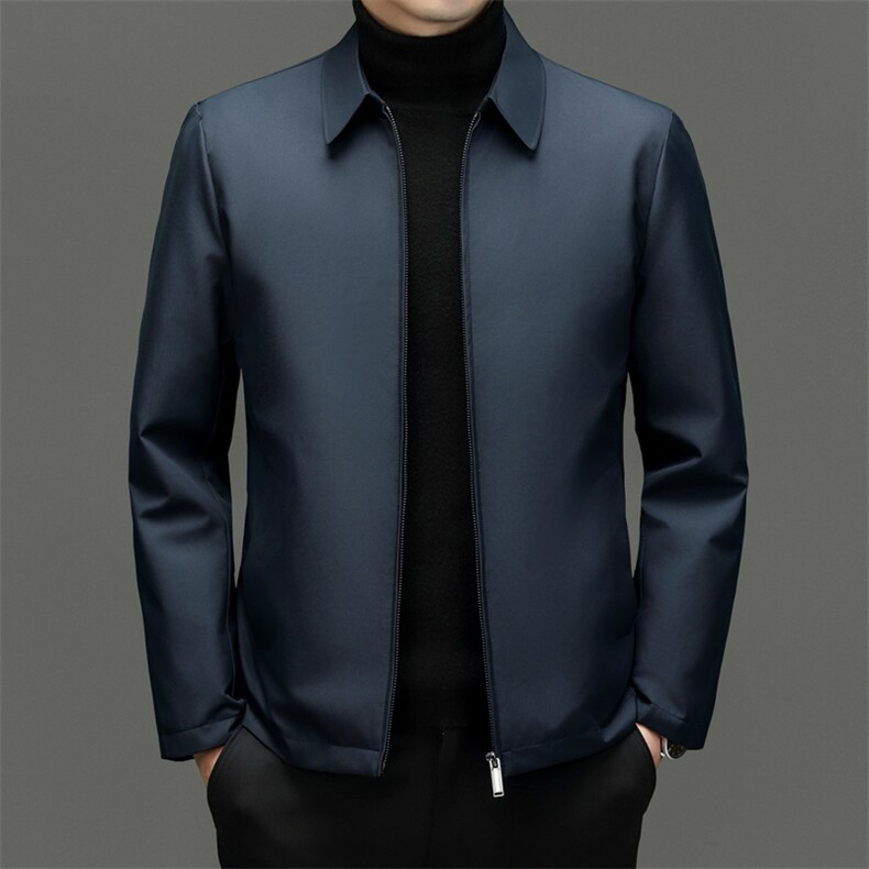 BN23603钱塘2020-2商务简约冬季厚款中年男士85鹅绒羽绒服P215,男装羽绒服,钱塘207-2