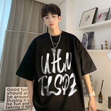 数据超好220克重磅美式潮牌短袖t恤T1252-P28直播有280克品质P38，男装T恤，电商A486