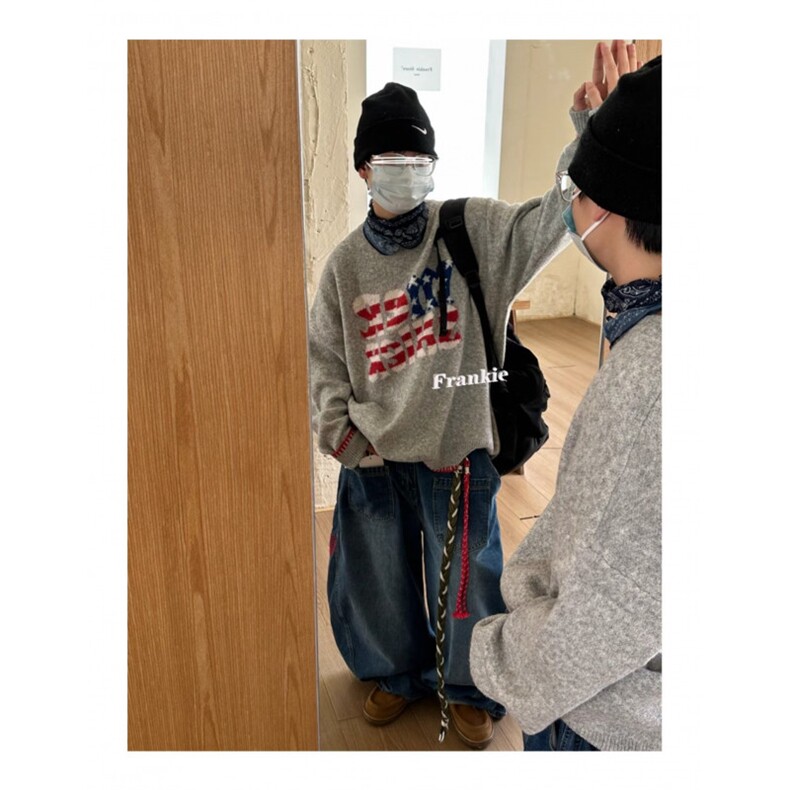 JY305-P48圆领毛衣针织衫男潮牌帅气秋冬季打底衫,男装T恤,星座1501-3