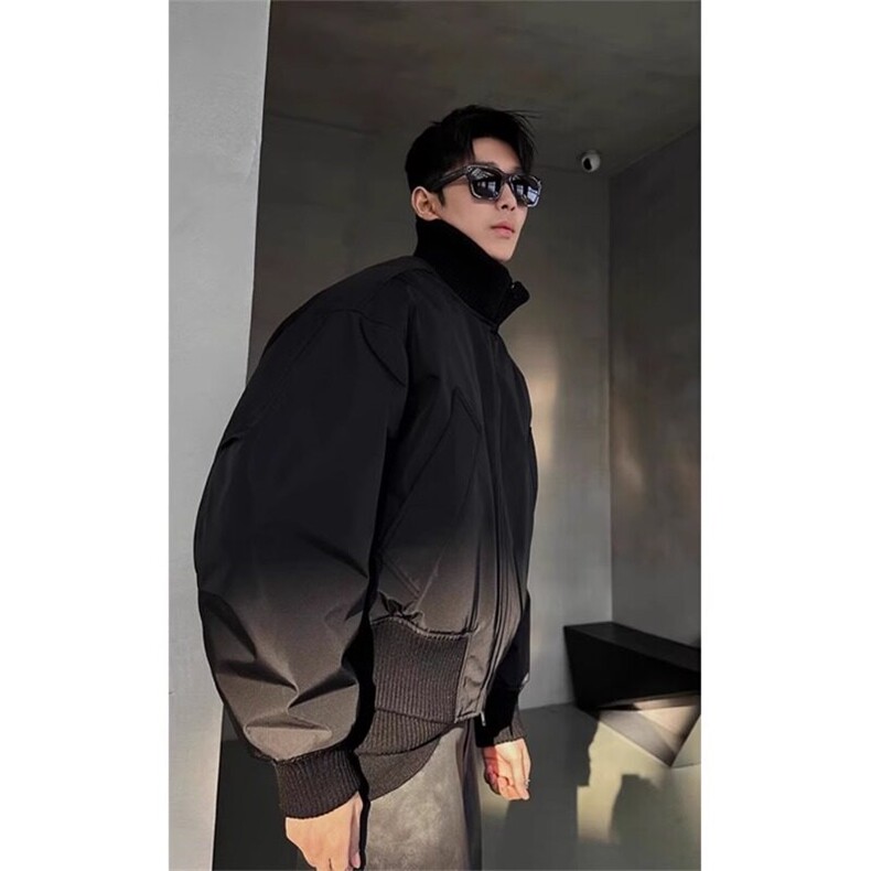 【有货】立领棒球服棉服面包服廓形飞行员高级外套 MY8210 特P96图片
