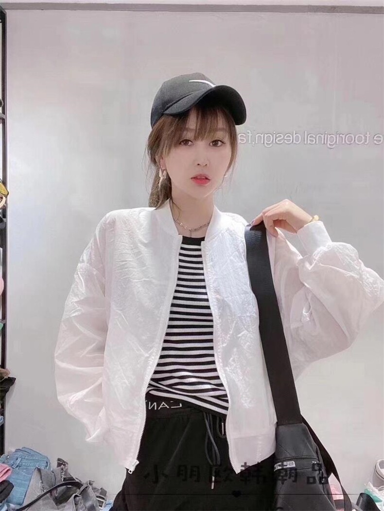 字母款防晒外套，女装，九度良品