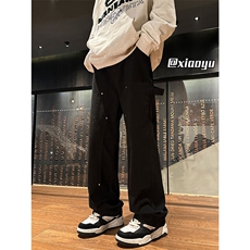 XZ616秋季新款百搭微喇休闲牛仔伐木长裤TY2402P65控78，男装休闲裤，星座512A（原616）