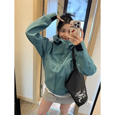 网图高品秋冬男女同款防风防水运动连帽冲锋衣软壳外套A742-P90，男装夹克，星座1505