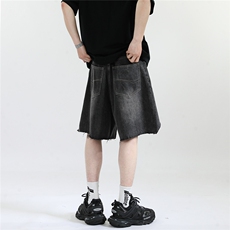 xz905-2-Z037#P45牛仔短裤，男装牛仔裤，星座905-2