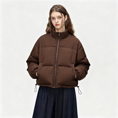可二开立领短款面包服时尚保暖棉服A247-MY500特批65，男装棉衣，电商A247