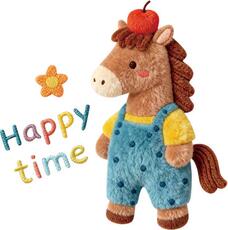 仿刺绣马年热转印衣服印花装饰贴高弹胶印白墨烫画按米定制，周边，花可