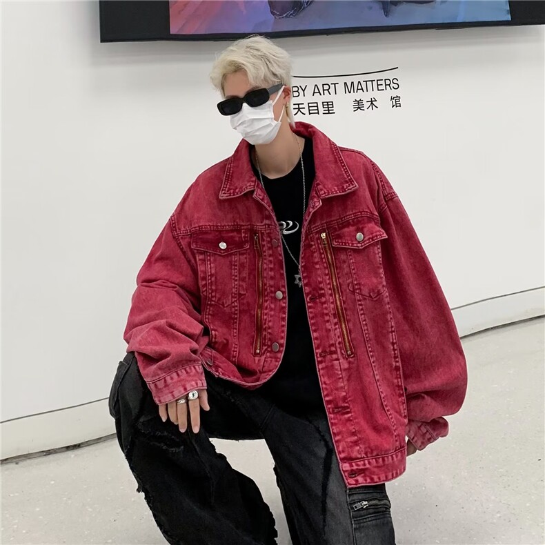 秋季新款男时尚潮牛仔外套J3608P75,男装夹克,星座1116-2