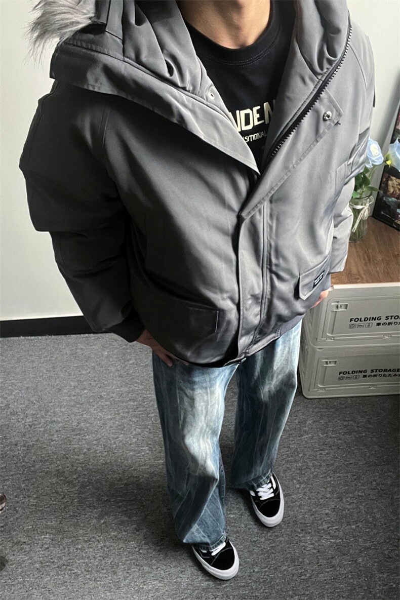 特P65无差价冬季新款时尚百搭棉衣外套-HY8529港风内景,男装棉衣,电商A003