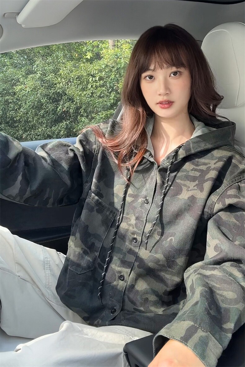 街头舒适感潮搭牛仔上衣简约款个性连帽工装牛仔夹克HY698TP55,男装工装外套,电商A102B