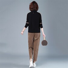 休闲套装女时尚气质春装2022年新款潮韩版简约休闲卫衣两件套装裤，女装套装/套裙，简韵佳