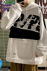 2023春季新款7XL-M大码连帽卫衣男港风宽松套头上衣加肥加大码，男装卫衣，钱塘717(原712)