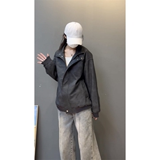 （量大差价足）春秋款复古PU皮夹克磨砂质感外套1213-DY2313-P95，男装夹克，星座1213
