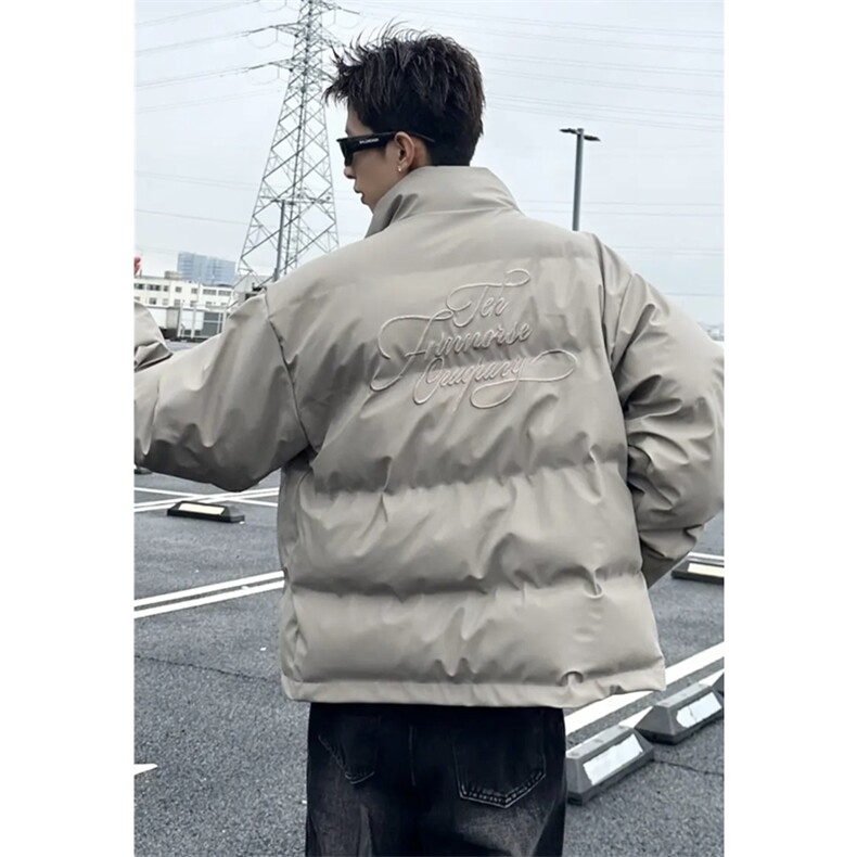 现货网图切片慎用刺绣PU皮棉服棉袄加厚保暖外套MY758-P108,男装棉衣,星座1213