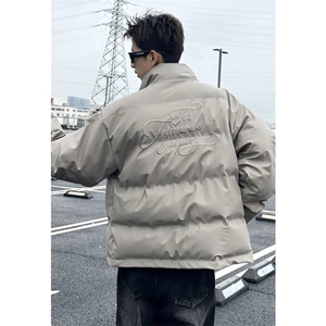 现货 网图切片 慎用 刺绣PU皮棉服棉袄加厚保暖外套MY758-P108图片