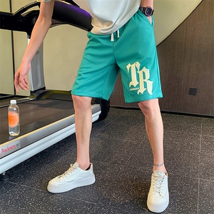 夏季休闲短裤男宽松运动五分沙滩裤大裤衩社会小伙多色潮DK901p48图片