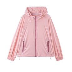 休闲时尚防晒衣女2025夏季新款户外透气轻薄外套宽松高品质防晒服，女装防晒衣，以桐