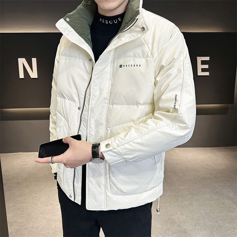 AK87819钱塘2020-3百搭简约时尚休闲冬季厚款中年男士羽绒服P155图片