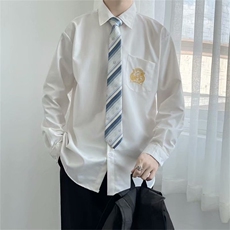 制服长袖衬衫男日系学院风DK18P33，男装衬衫，星座1116-2