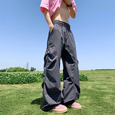 美式速干透气打褶伞兵冲锋裤工装直筒薄款休闲裤25XK67152特批35，男装工装外套，电商A042