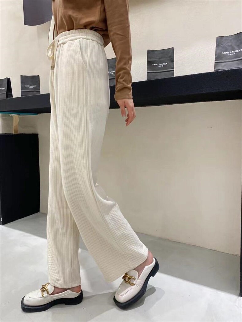 灯芯绒阔腿裤，其它，Balance Studio