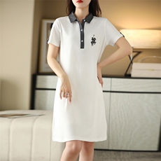 2025春季新款休闲舒适百搭显瘦连衣裙，女装连衣裙，德尔信羊绒