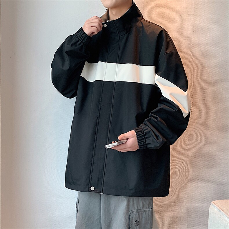 新款现货户外双面穿立领夹克男冲锋衣外套JK901-P75,男装夹克,星座1204-3