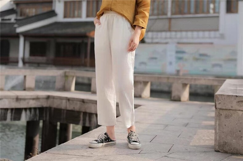 纯苎连衣裙小衫裤子裙子衬衣 时尚风 风淑女风休闲风，女装连衣裙，川哲