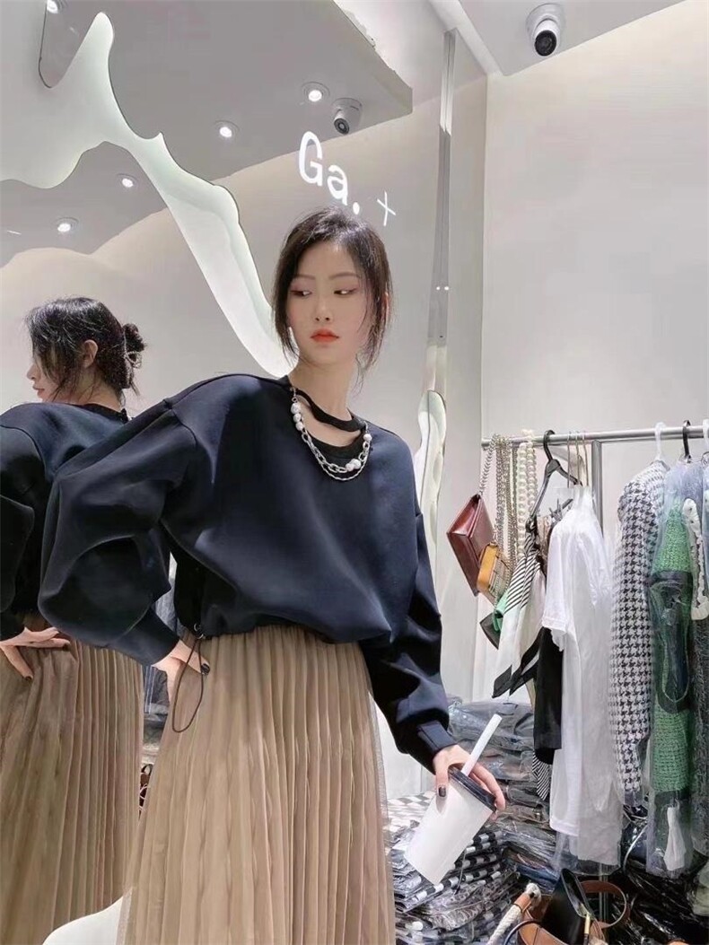 韩版卫衣，女装卫衣/绒衫，TANG.+