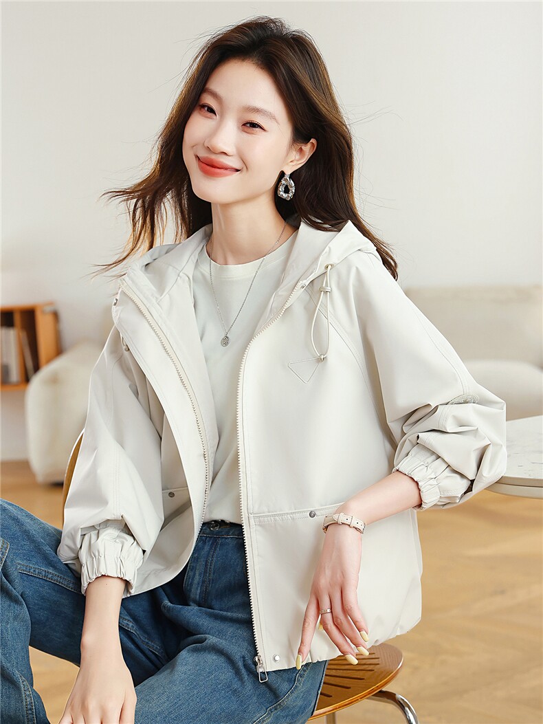 现货大货已出！！！2025秋季新款休闲外套女时尚百搭夹克,女装短外套,以桐