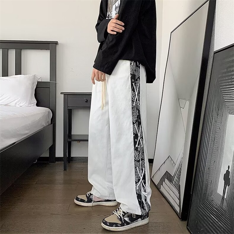 218-1-P40-TK52新款时尚休闲侧边抽绳休闲裤,男装休闲裤,四季星座218-1