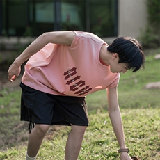 无袖背心美式坎肩短袖复古夏季ins宽松男装T恤B225-T9226-P35-X48，男装背心/马甲，电商B225