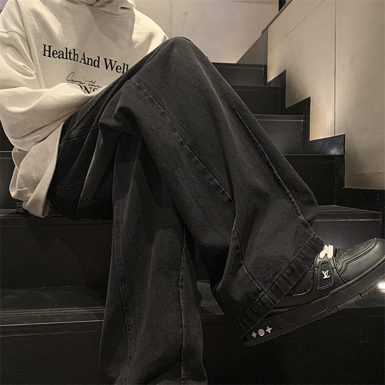 秋季新款打褶牛仔裤XZ604-KN20-P65控78,男装牛仔裤,星座604