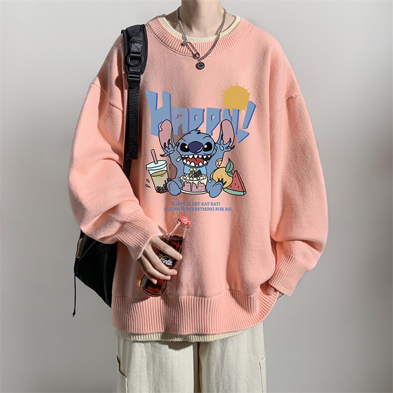 控78假两件毛衣男大码加绒针织衫男毛线衣M80077-P55加绒P70,男装针织衫/毛衣,电商A040