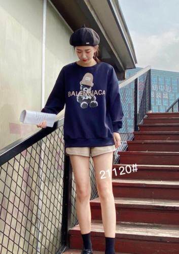 刺绣卫衣，女装卫衣/绒衫，方格忆秀