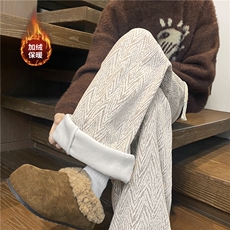 2025冬季美式人字纹肌理感加绒保暖休闲裤B315-K25883JR特p48控88，男装棉衣，电商B315