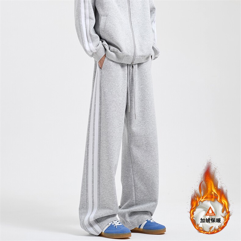 加绒加厚运动服套装W4641JR（加绒）特P53/K8579JR（加绒）特P43,男装休闲套装,电商A007