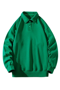 秋季新品时尚百搭衬衫纯色翻领卫衣男女同款EY3670-P60图片