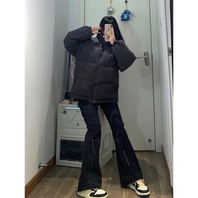 高街美式复古漆点泼墨牛仔裤嘻哈痞帅常规55加绒65,男装牛仔裤,星座310A-4