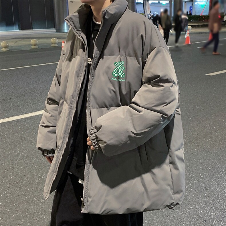 秋冬新款韩版加厚保暖立领宽松棉服外套男MY62023P115控138,男装棉衣,电商A268A