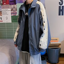 秋季运动外套男休闲宽松韩版百搭学生ins港风帅气风衣W1213-P42，男装夹克，星座512-4